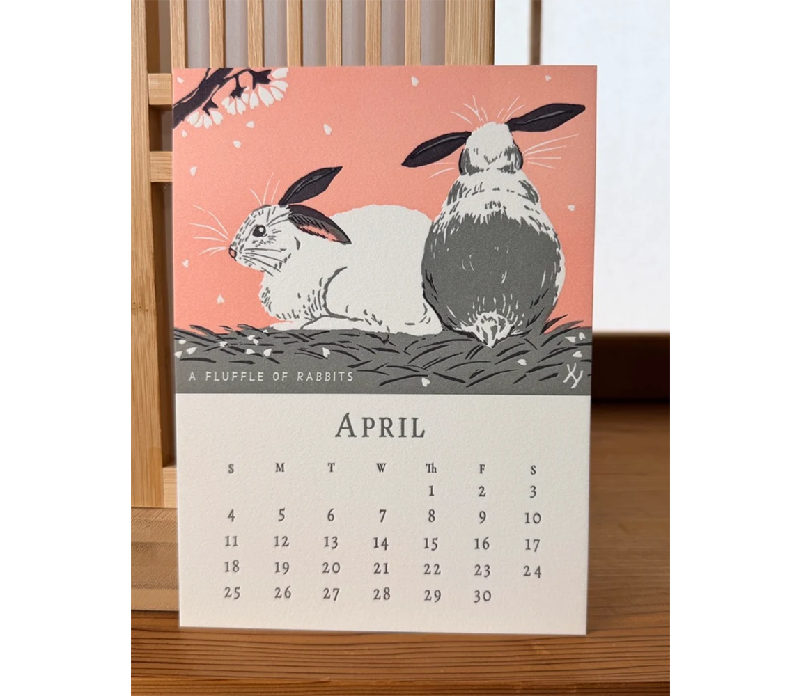 Animal Almanac 2027 Calendar with Stand - Yoshiko Yamamoto